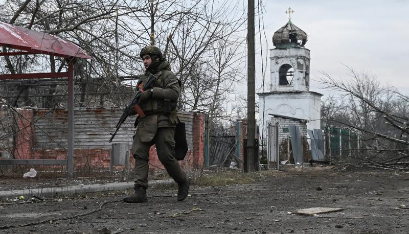 Soldat rus în Avdiivka, Foto: Stanislav Krasilnikov / Sputnik / Profimedia