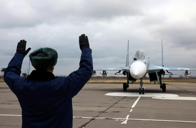 Aeroport militar rus Belbek din Crimeea, Foto: Sergei Malgavko / TASS / Profimedia