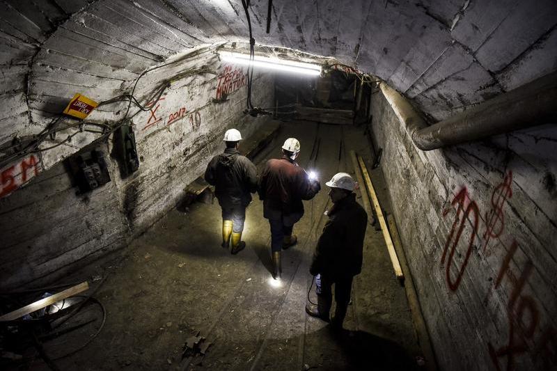 Intrare în mină, Foto: Armend NIMANI / AFP / Profimedia