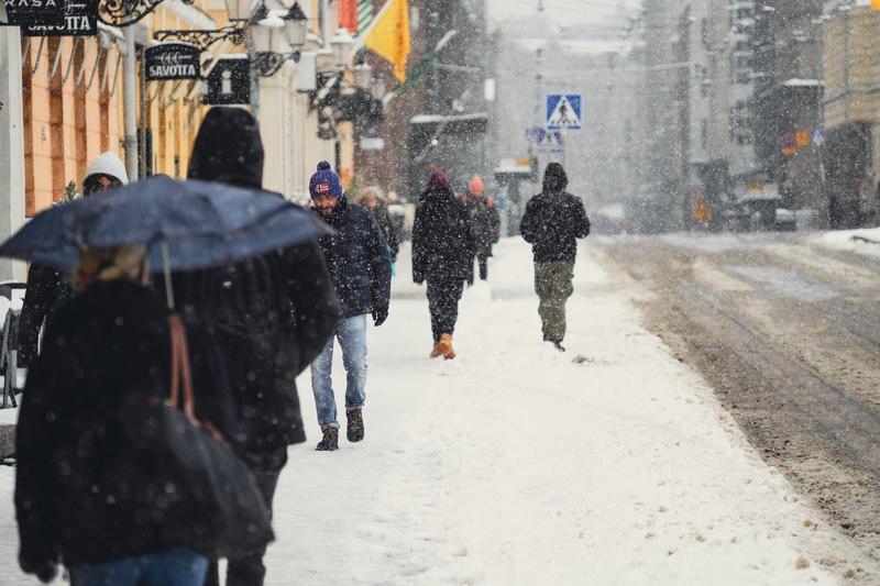 Zapada mare in aprilie la Helsinki, Foto: Alessandro RAMPAZZO / AFP / Profimedia