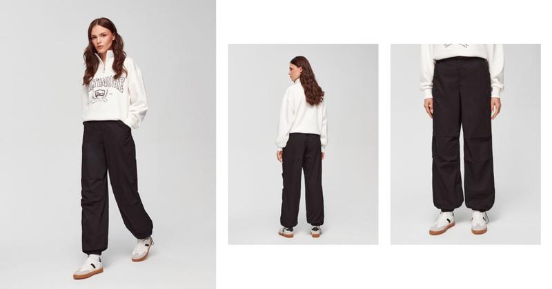 Pantaloni parachute pentru un look complet, Foto: housebrand.com